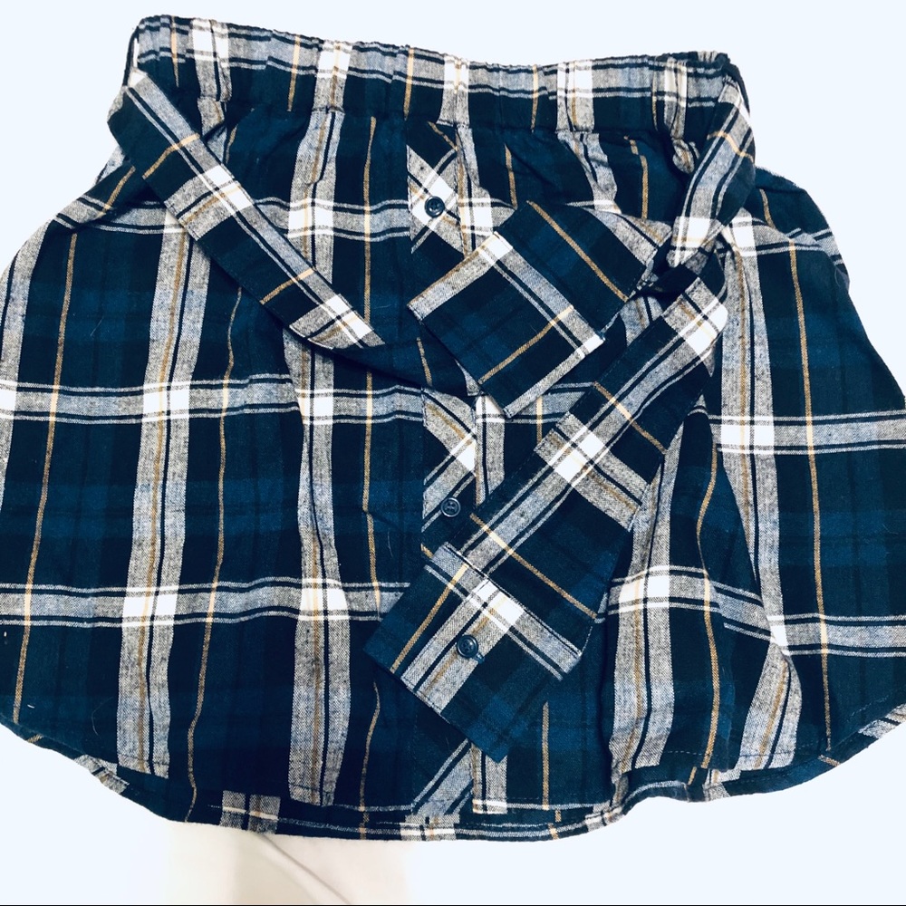 90s Plaid Mini skirt